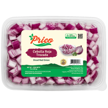 Cebolla Roja Trozada Prico Produce