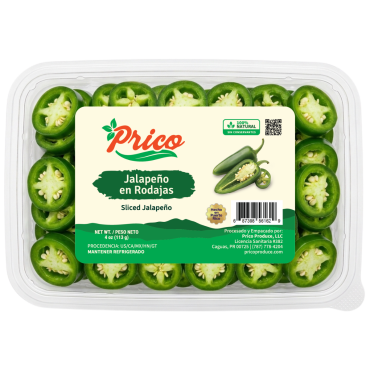 Jalapeño en Rodajas Prico Produce