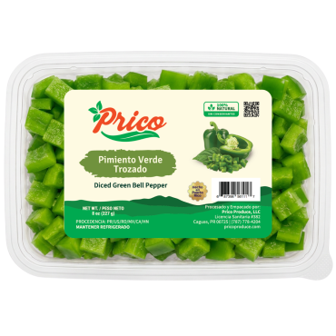 Pimiento Verde Trozado Prico Produce