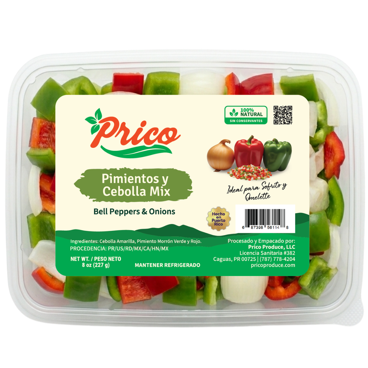 Pimiento y Cebolla Mix Prico Produce